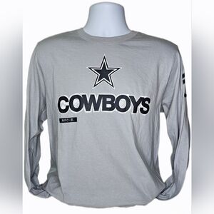 NWT Nike Men's Dallas Cowboys Salute To Service Long Sleeve Tee Gray Size M